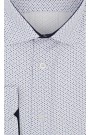 Man’s white printed cotton shirt 