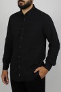 Man's black shirt    