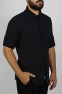 Man's black shirt    