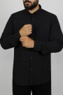 Man's black shirt    