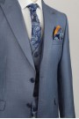 Man's blue suit 