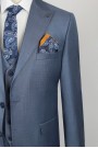 Man's blue suit 