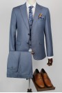 Man's blue suit 