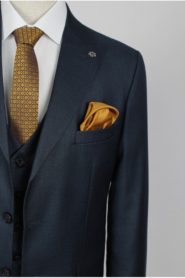 Man's dark blue suit  