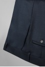 Man's dark blue suit  