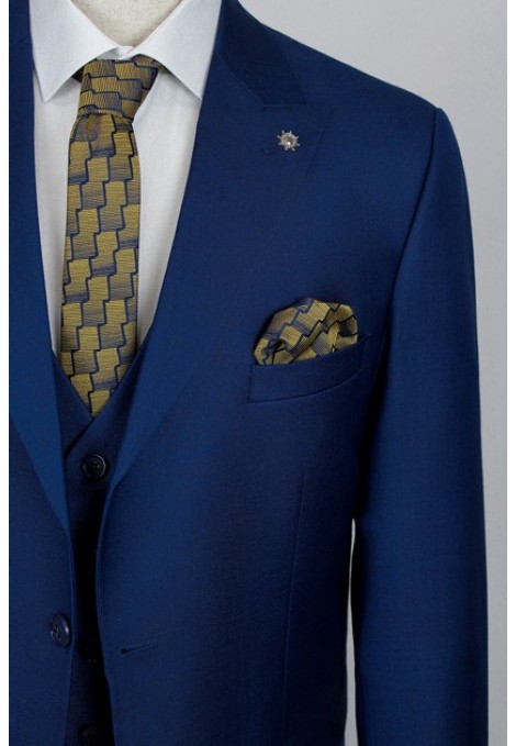 Man's blue suit 