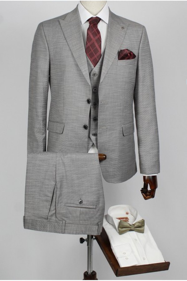  Man's dark beige  suit 