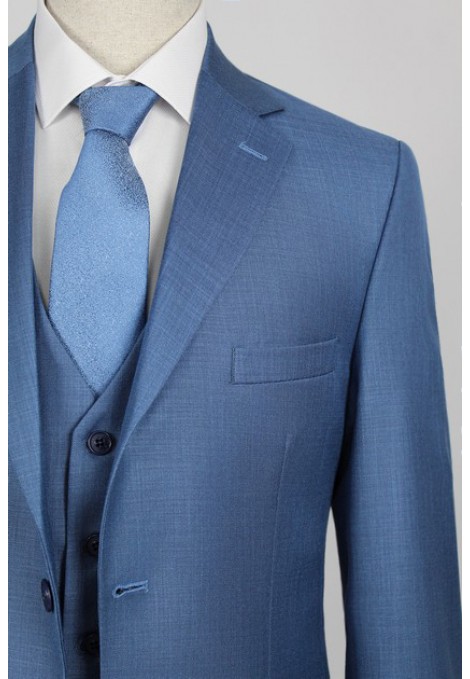 Man's raf blue  suit  mixed wool 