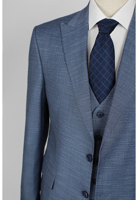 Man's blue suit  