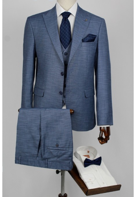 Man's blue suit  