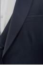 Man's dark blue suit mixed wool