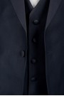 Man's dark blue suit mixed wool