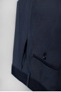 Man's dark blue suit mixed wool