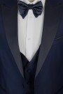 Man's dark blue suit mixed wool