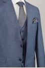 Man's blue suit 