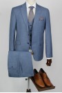 Man's blue suit 