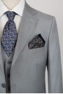 Man's grey  suit  