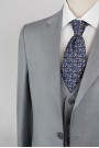 Man's grey  suit  