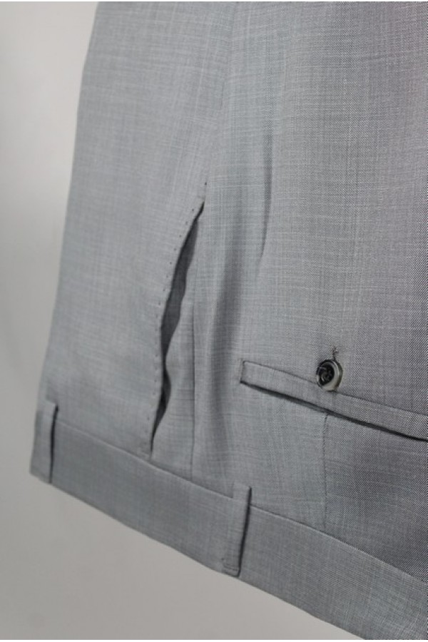 Man's grey  suit  