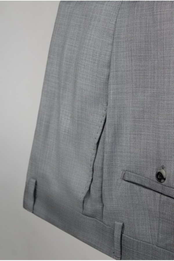 Man's grey  suit  