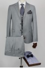 Man's grey  suit  