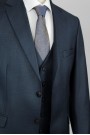 Man's dark blue suit 