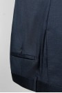 Man's dark blue suit 