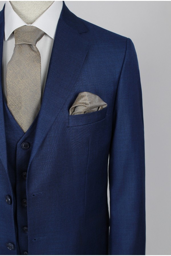 Man's blue suit  