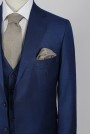 Man's blue suit  