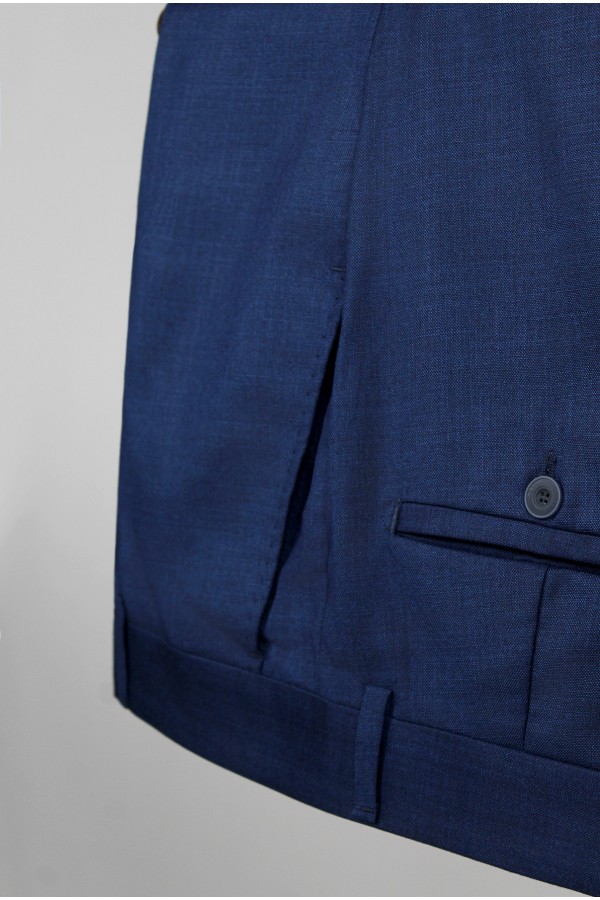 Man's blue suit  