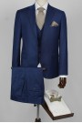 Man's blue suit  