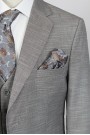 Man's dark beige suit  