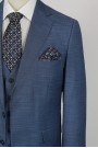 Man's blue suit  