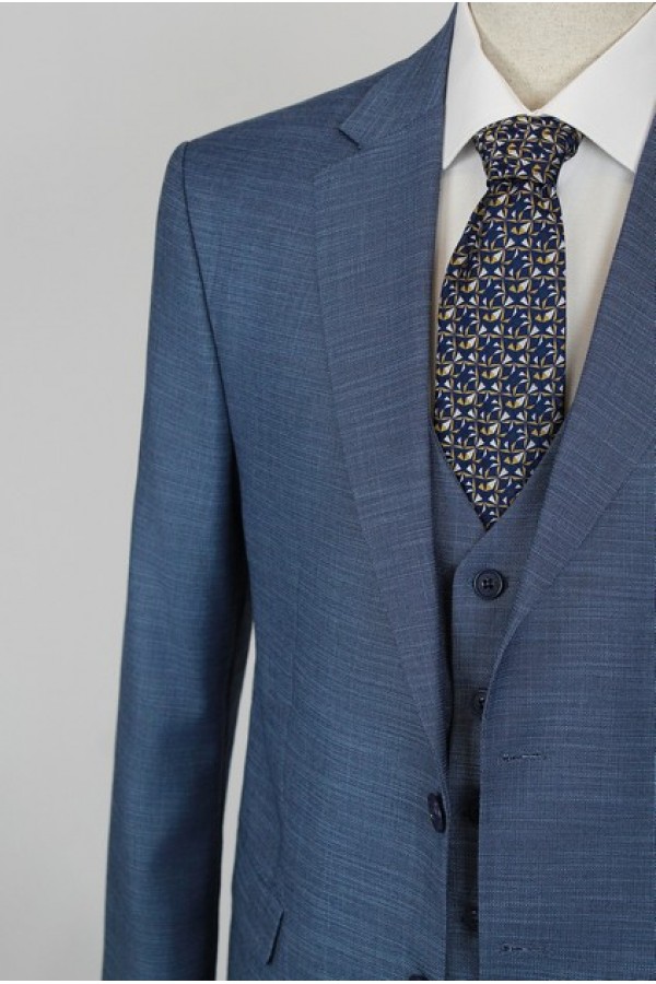 Man's blue suit  