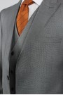 Man's grey suit mixed wool