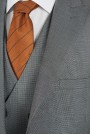 Man's grey suit mixed wool