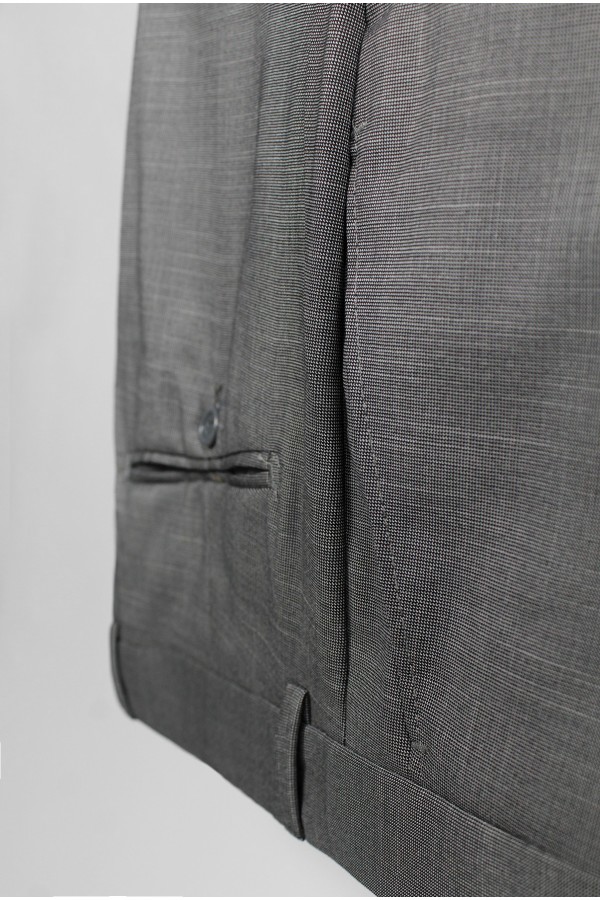 Man's grey suit mixed wool