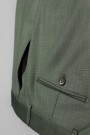 Man's green suit mixed wool