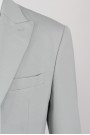 Man's light grey suit  mixed wool