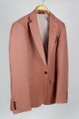 Man’s saumon blazer with textured weave 