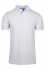 Man’s whie t-shirt polo