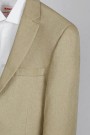 Man’s camel blazer with textured weave mixed wool