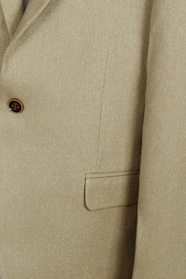 Man’s camel blazer with textured weave mixed wool