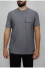 Man’s grey oversized t-shirt 