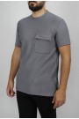 Man’s grey oversized t-shirt 