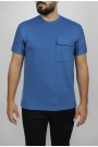 Man’s  blue oversized t-shirt 