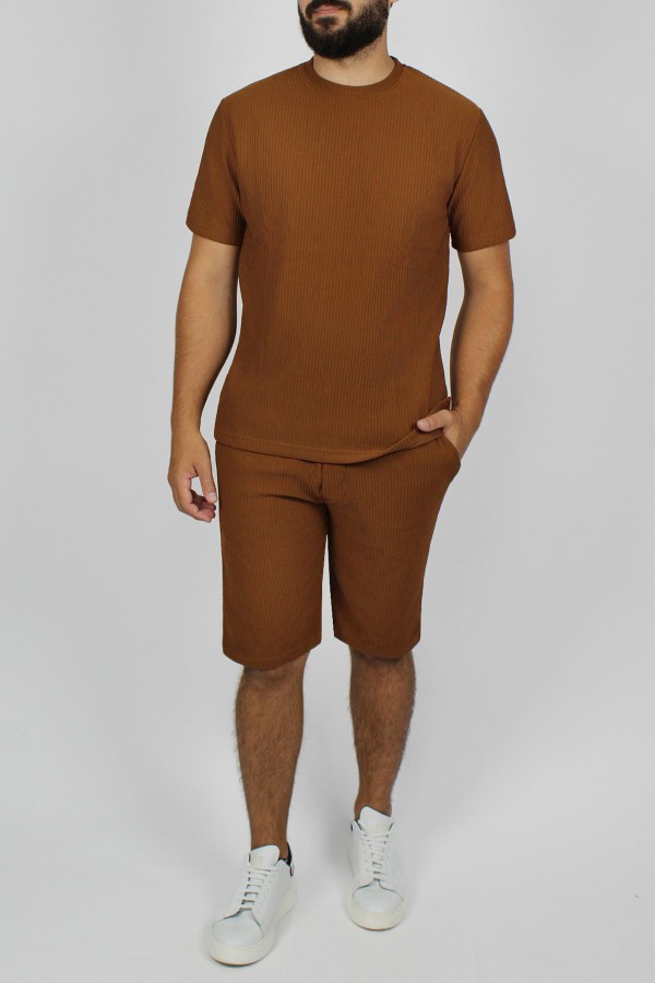 Man’s camel shorts