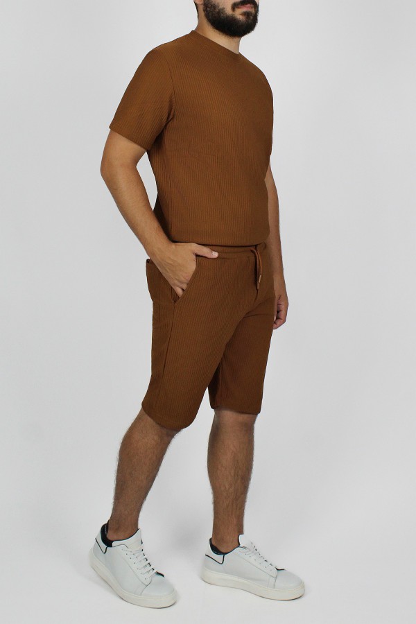 Ανδρική camel μπλούζα oversized