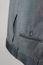  Man's gray suit mixed wool