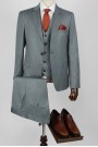  Man's gray suit mixed wool